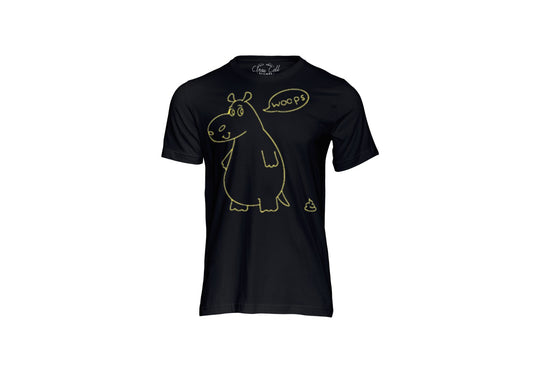 Woops Hippo Had An Accident-Unisex T-Shirt {Unisex}