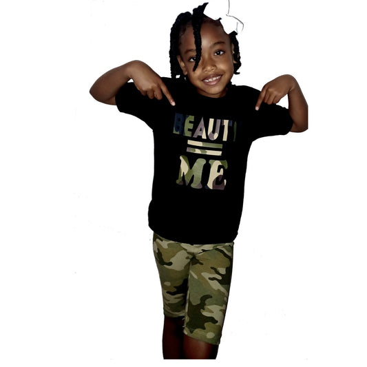 All ages Female Camouflage (Beauty=Me) T-shirt